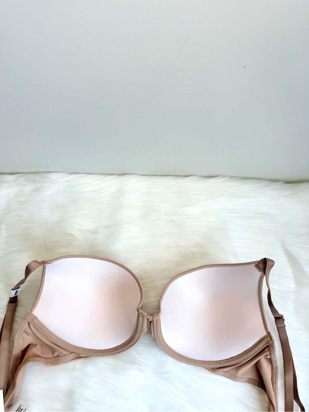 NWT PINK Victoria's Secret Wear Everywear Push-Up Bra Praline (Nude) Bra Sz. 36B - Picture 5 of 14